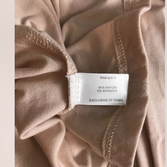 BOSTON PROPER Necklace Trapeze Top Blush Pink Embellished Jewel Blouse Shirt - Picture 7 of 11